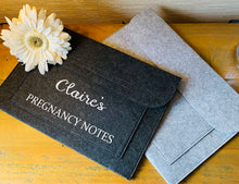 Load image into Gallery viewer, Personalised pregnancy notes folder
